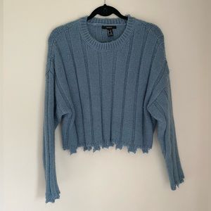 Cropped Knit Sweater